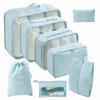 8 Pieces Set Travel Organizer Storage Bags Suitcase Organizer Bags Clothes Shoes Cosmetics Toiletries Storage Bags for Travel