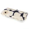 Marimekko Mini Unikko Silmälasikukkaro Pouch, Cosmetic Pouch, Small Item Holder, Clasp Closure, Cotton, 74529 518, Midnight Blue [Used]