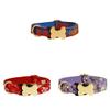 Pet Dog Collar With Printed Design And Bone Decoration For Small Medium Large Pets