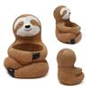 1 piece of a tree sloth flowerpot embracing flowers, creative home flowerpot, garden decorative animal flowerpot