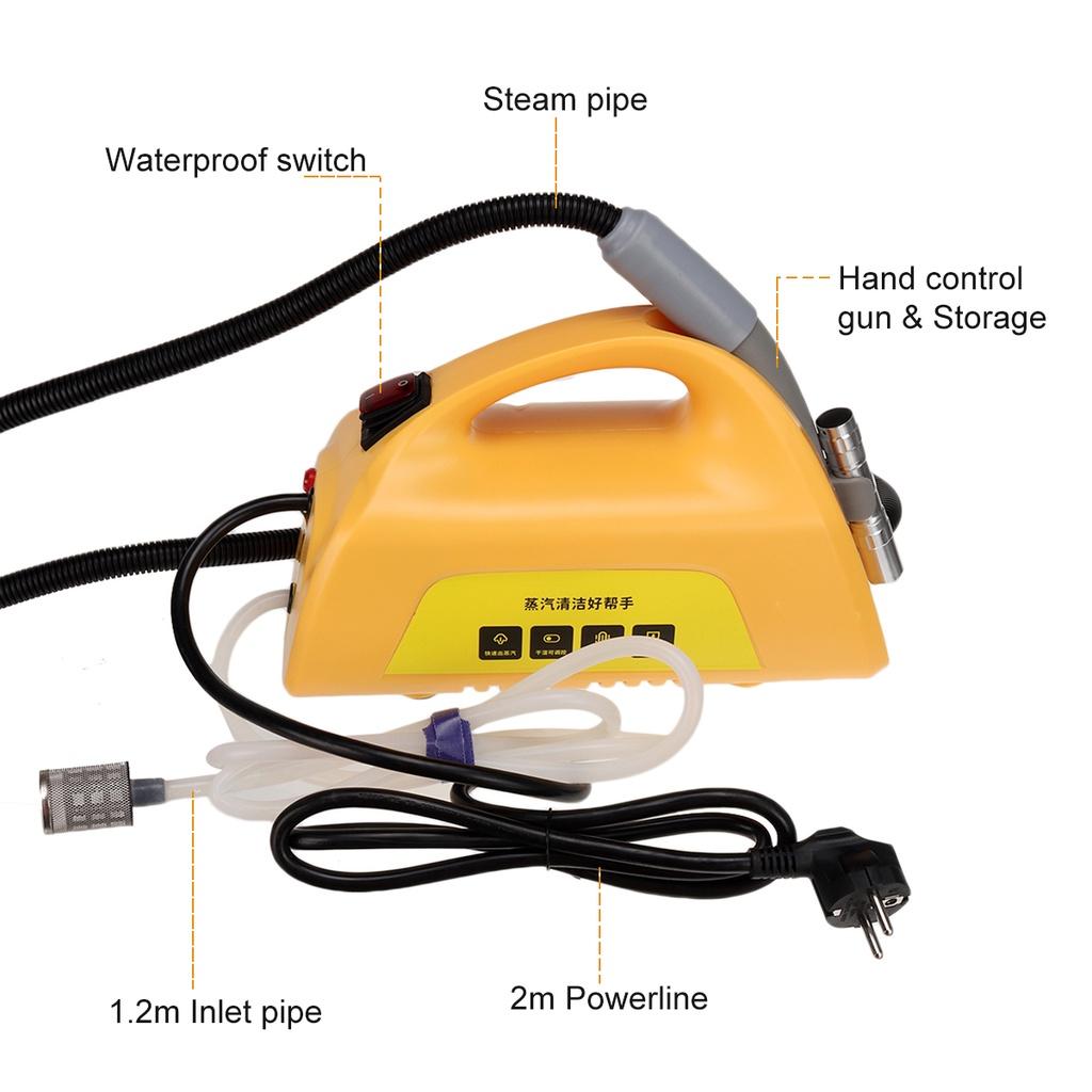 3000W 220V ~ 50Hz High Temperature Steam Cleaner For Hood Air Conditioner Car Mobile Cleaning Machine Pumping Sterilization Disinfector