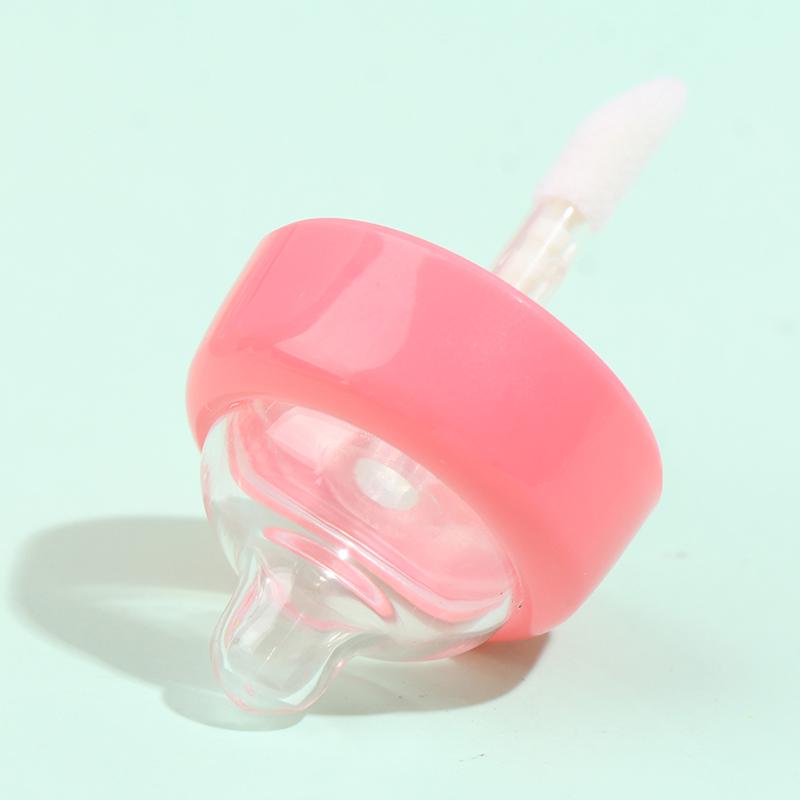 5Pcs Empty Lip Gloss Tube Containers Clear Refillable Lip Balm Pacifier Bottles