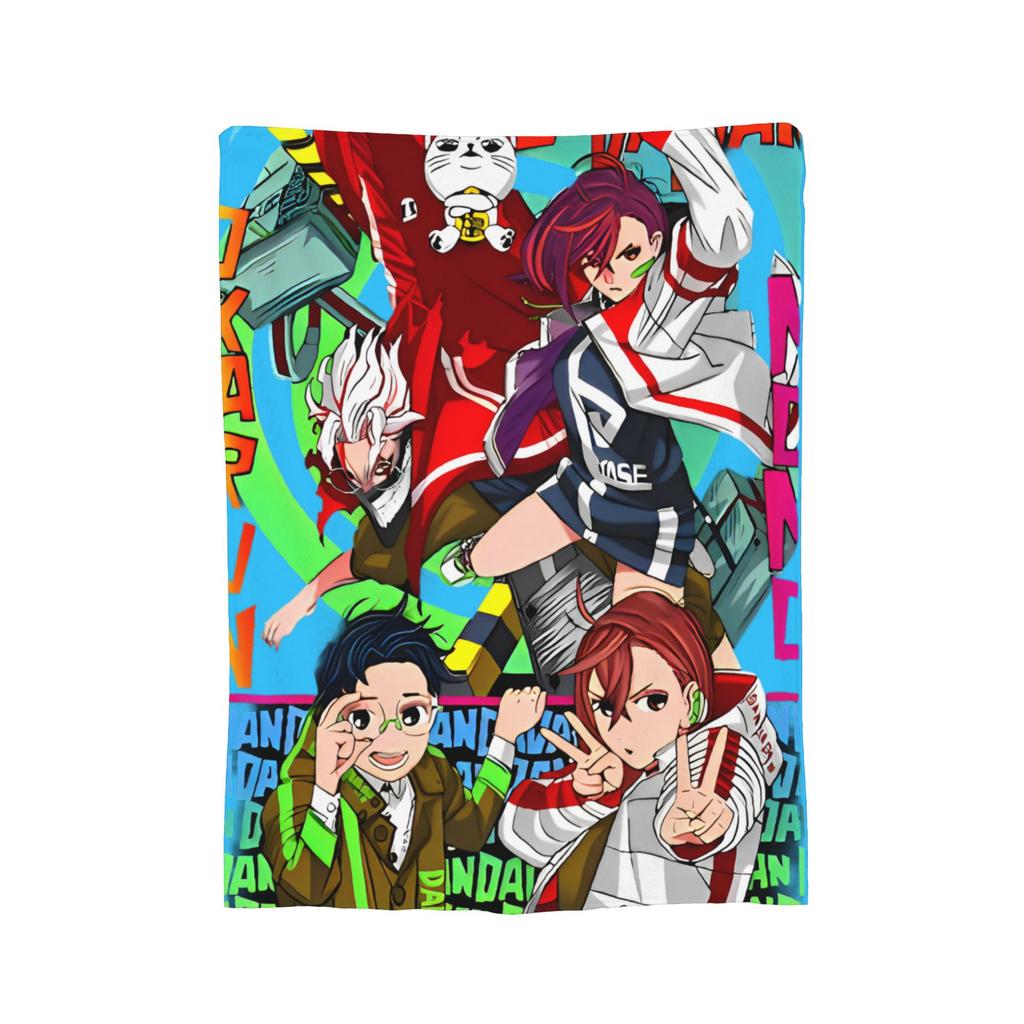 Dandadan Anime Blanket Cover Coral Fleece Plush Okarun Super Warm Throw Blanket for Bedding Couch Bedspread