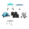 Fillable Tent Weight Bags 4 Pack for Camping Shelter Use, Yard Shade Hold and Added Ground Support Around Tents