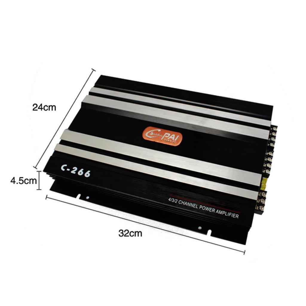 5800W 12V 4CH Car Truck Stereo Audio Power Amplifier Speaker Super Bass