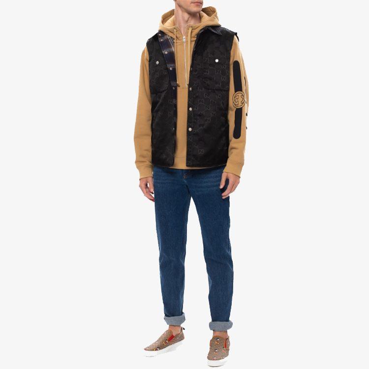 Gucci Sweatshirts Men's Camel Hooded Moderate Regular 627079-XJCOH-2101