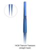 Precision Titanium Zinc Zinc Alloy Tweezers Curved/Straight Tip Precision Tweezers  Maintenance Tool