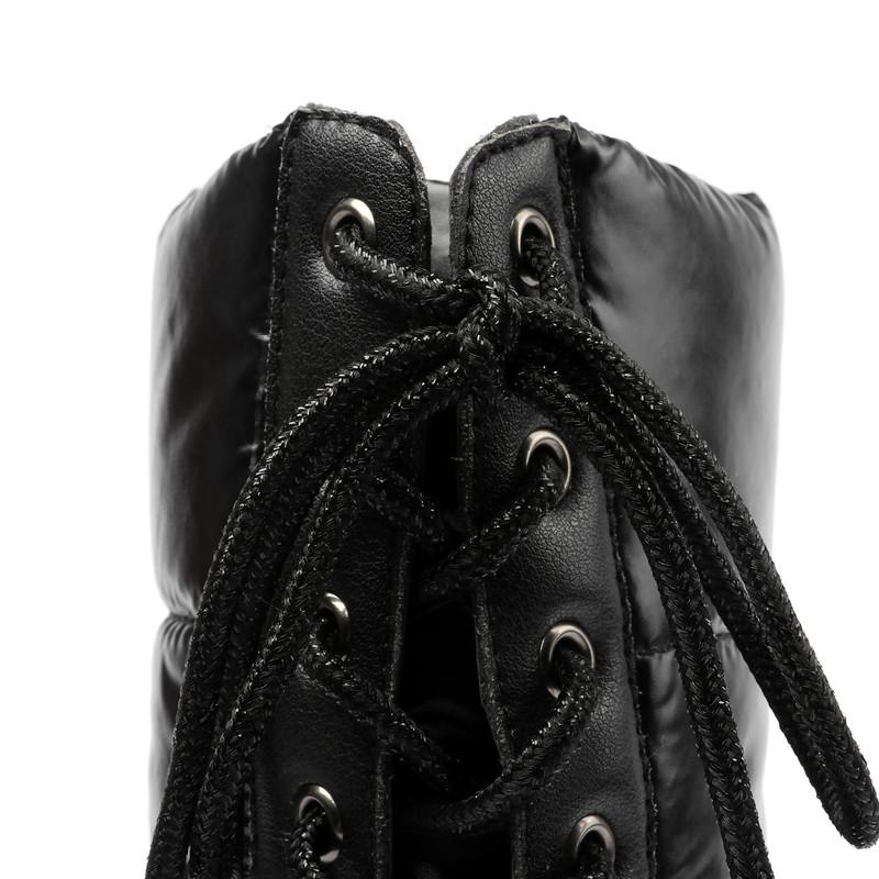 Dámské sněhule zimní teplé a pohodlné protiskluzové boty s dlouhým vlasem velká velikost ležérní bavlněné boty