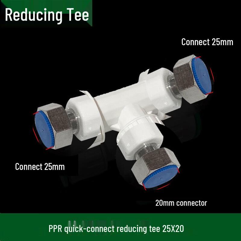 Miling PPR/PE Quick-Plug Straight Connector for Solar Systems