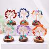 Lucky Mini Tree Natural Crystal Wire Winding Amethyst Citrine Gravel Home Office Feng Shui Decoration Crafts Money Trees Gifts