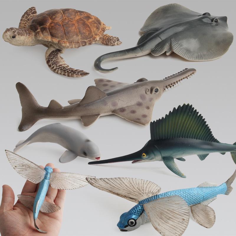 Children'S Simulation Toy Set Model Doll Figure Underwater World Marine Animals 11 Optional Boutique Ornaments