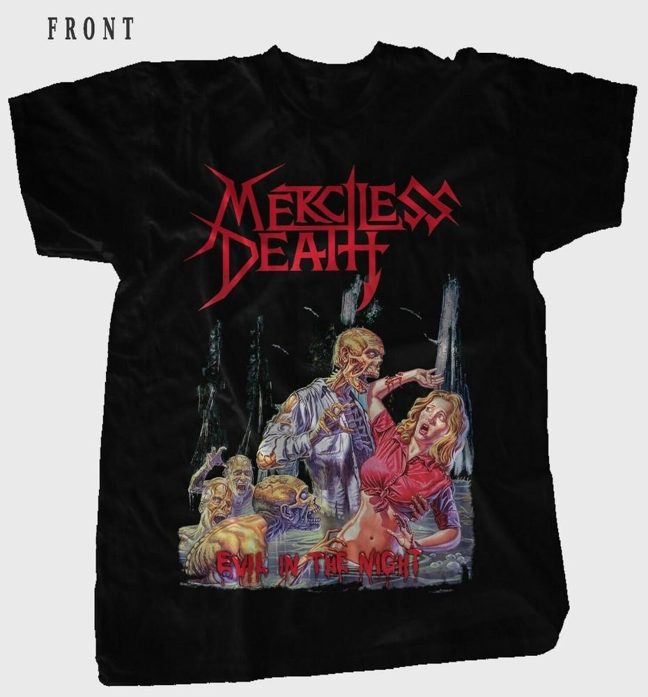 MERCILESS Band Evil in the Night Shirt Black S to 5XL CK052 Unisex T-Shirt M