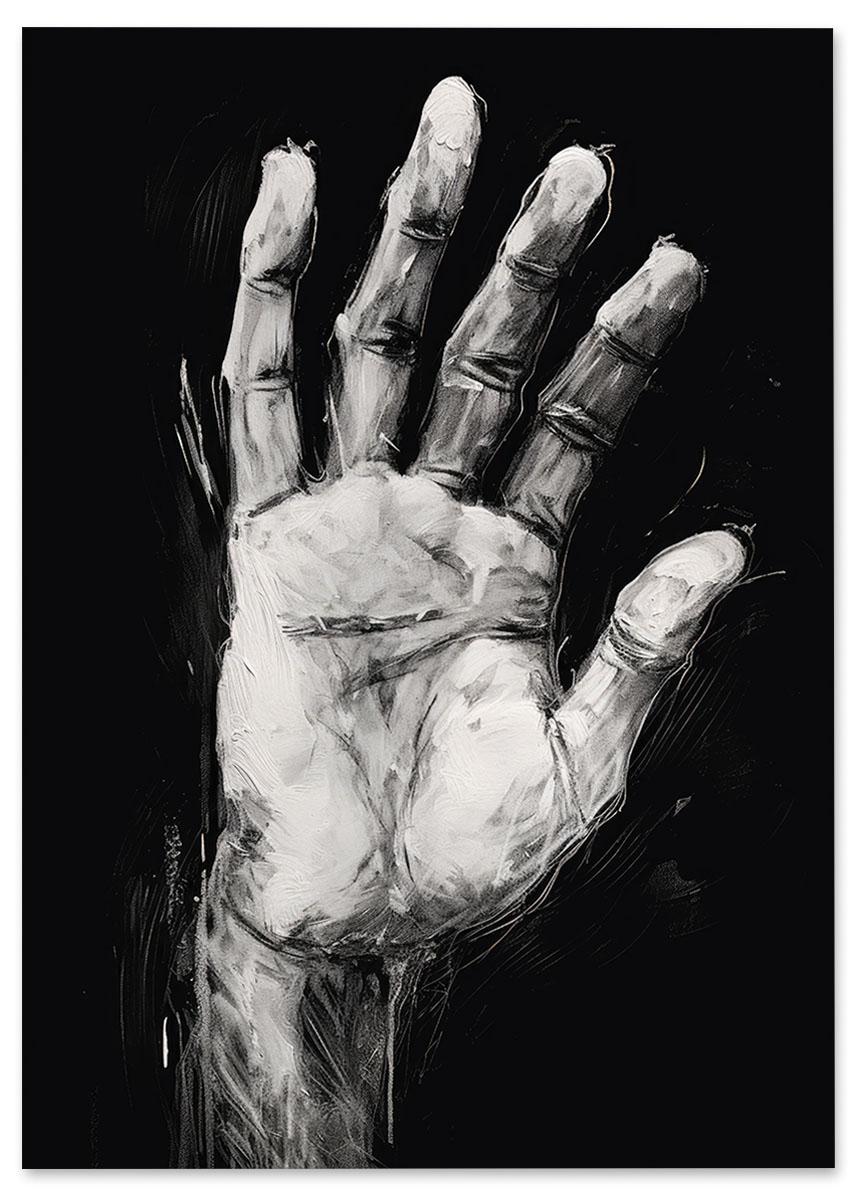 

Plakat ręka dłoń 30x40 cm
