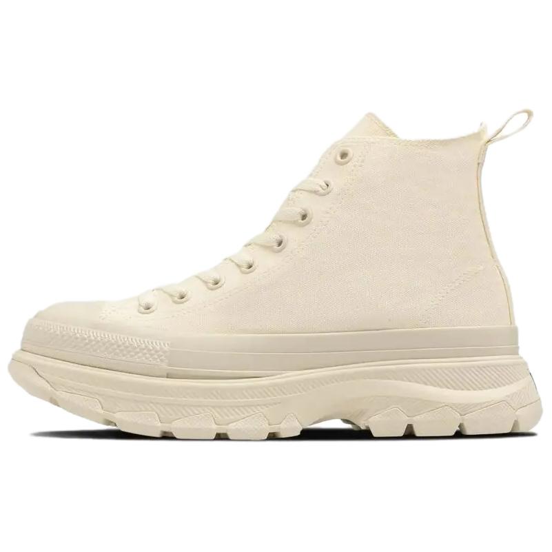Converse All Star Trekwave Retro Versatile High-Top Canvas Shoes Unisex Sneakers Beige 31312441