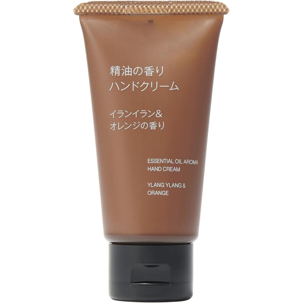 MUJI Essential Oil Scented Hand Orange OAR69A4A Cream, Ylang-Ylang & Scent, 50g,