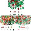 Christmas Reindeer Snowflake Confettis Sparkling Plastic Confettis for Holiday Party Table Centerpieces Vase Fillers