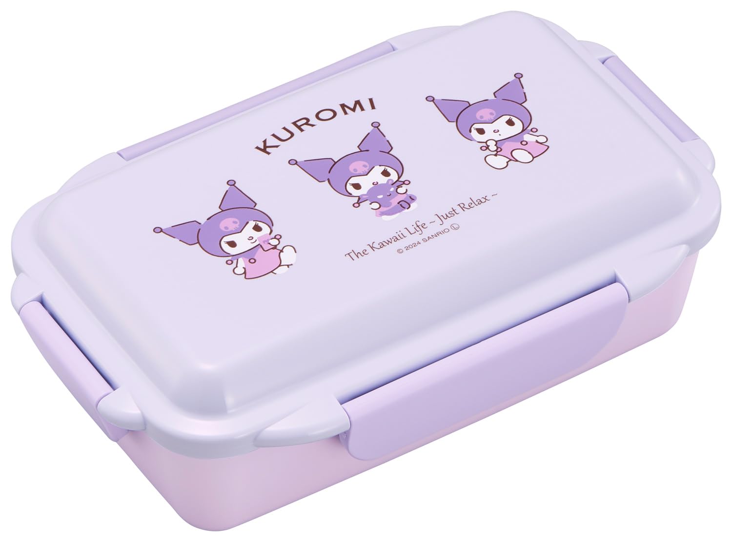 

OSK Kuromi Lunch Box with Dividers PCD-500 фиолетовый