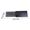 Desktop Power Outlet With Double Socket And 2 USB Port Fast Charging For Office Home Workspaces