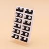 Classic 12-Pair Pearl Stud Earrings Set with Iron Needle