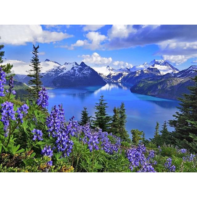 DIY 5D Diamond Painting Aurora Diamond Embroidery Landscape Cartoon Cross Stitch