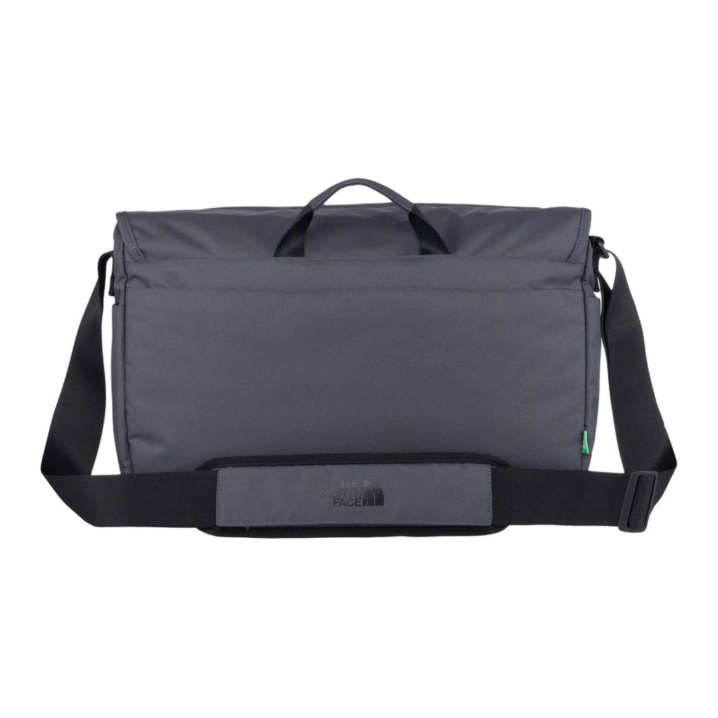 The North Face 25L Solid Color Minimalist Logo Embossed Messenger Bag Shoulder Handheld Outdoor Bag Men Bags Charcoal-Gray NN2PR00L
