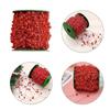 NEW Christmas Tree Beads Garland Plastic Pearl String Strands Chain for Xmas
