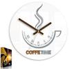 Zegar ścienny coffee time ii white lumarko!
