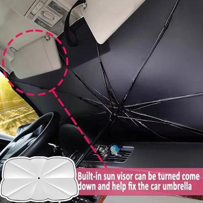 Car Front Windshield Umbrella SUV Folding Front Windshield Umbrella Shade Heat Insulation Protection Shield Car Sun Blocker