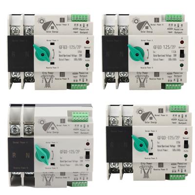 Power Automatic Transfer Switch 2P Millisecond Fast Switching Timing Controller AC230V 50/60Hz
