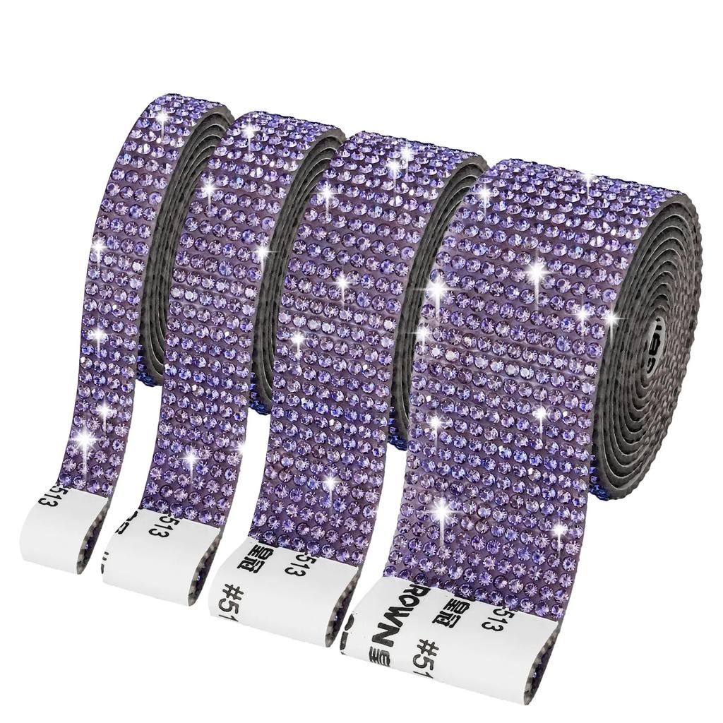 1 yard samolepicí kamínková nálepka Křišťálová diamantová stuha DIY kamínková stuha na oblečení boty auto telefon domácí dekoraci