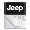 10 PCS 3D Steering Wheel Car Logo Badges Stickers for Jeep Wrangler JK Renegade Compass d Grand Cherokee Gladiator  Accessori
