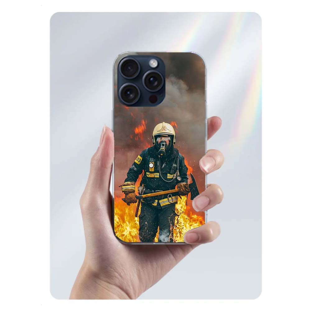 

Firefighter Heroes Fireman Capa Phone Case For Iphone 17 Air 16 Pro Max 15 12 Pro 14 Plus 17E 16E 11 13 Mini Cover Cases Fundas iPhone 17 AIR