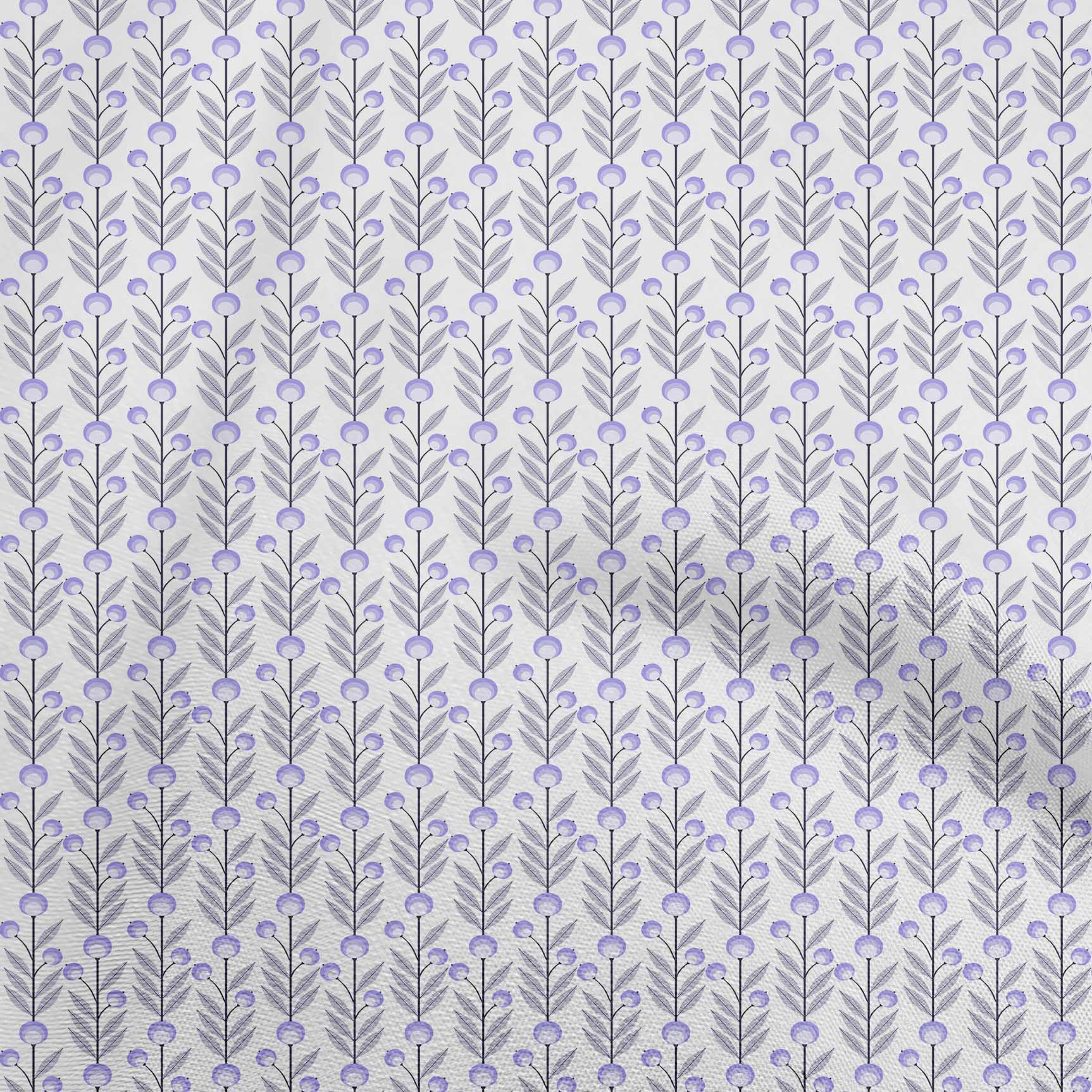 

OneOone Cotton Flex Light Blue Тканина Азіатський батик Квіткові ремісничі проекти Декоративна тканина з принтом у дворі 40 дюймів 42 Inch Wide - Viscose Chiffon фіолетовий