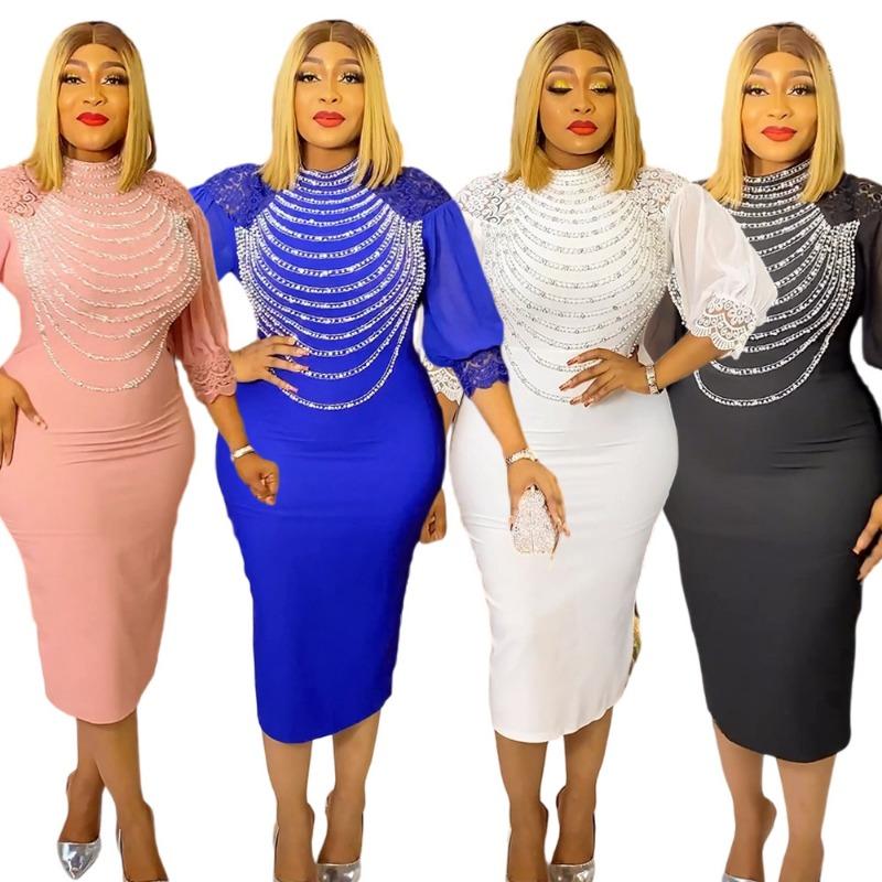 Plus Size Women's Fashion Commuter Maxi Dress