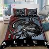 Space Monster Alien Bedding Set Single Twin Full Queen King Size Bed Set Adult Kid Bedroom 3D Print Movie Bedding Gift