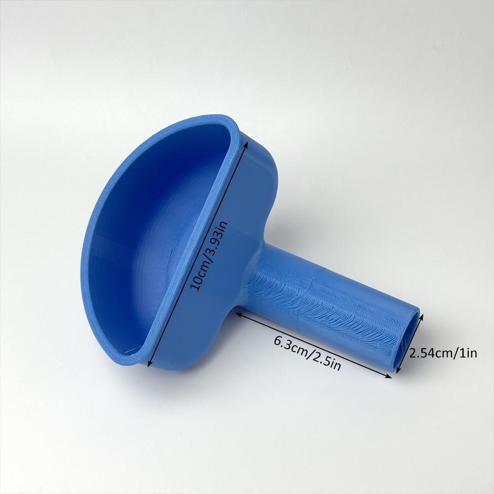 RV Fresh Water Tank Filling Funnel, Universal Water Filler for Camper Trailer 1pc синий
