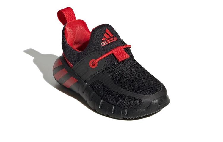 Adidas Rapidazen I Comfortable Abrasion Resistant Breathable Low top Toddler Shoes Black Red Infant And Toddler GY6652