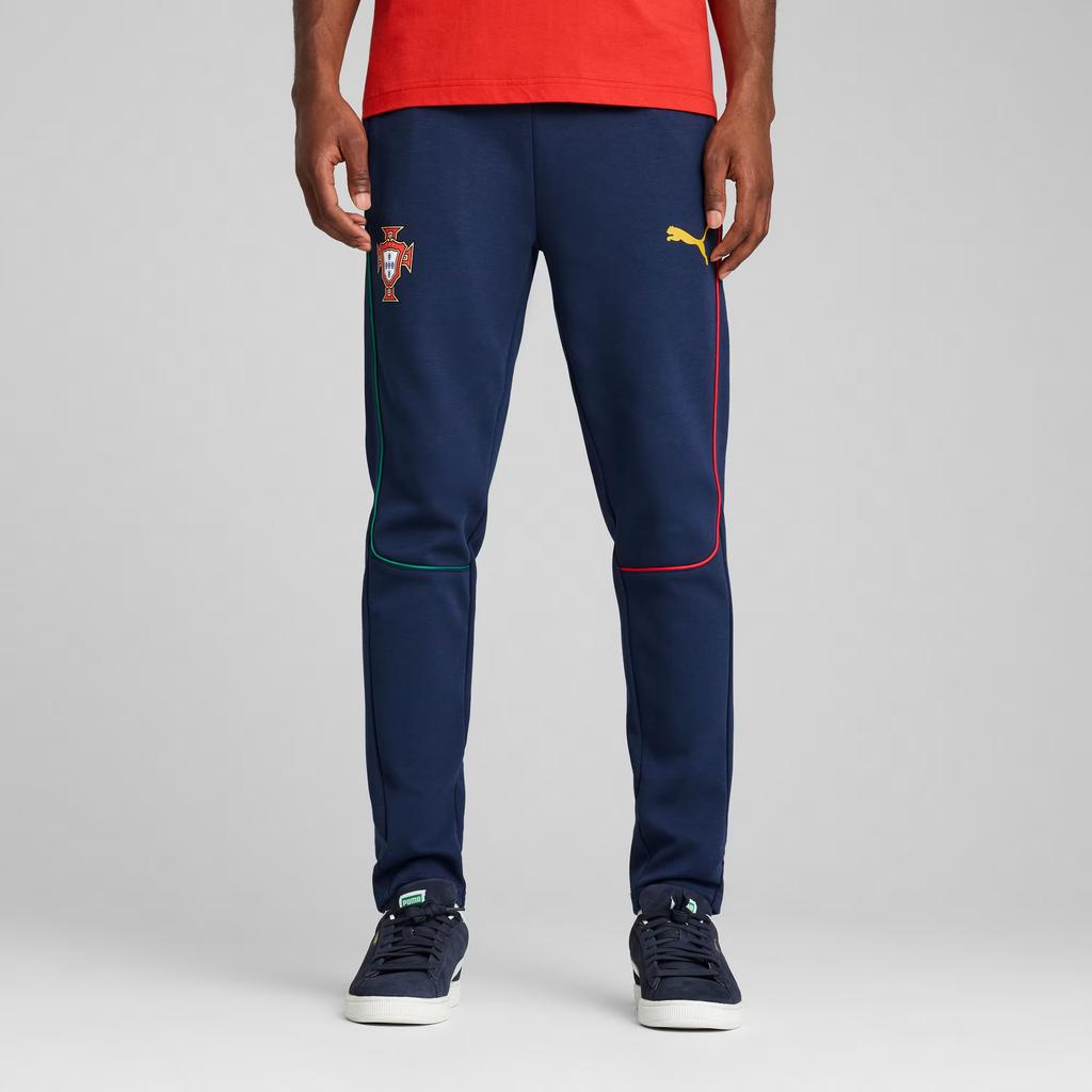 Puma Drycell Logo Moisture-Wicking Comfortable Fashion Casual Pants Men Pants Persian-Blue 779557-17