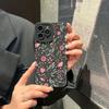 Fresh Rainbow Floral Art Print Phone Case for iPhone 17 16 15 14 13 12 11 Series Pro Max Plus Double Layer Protection