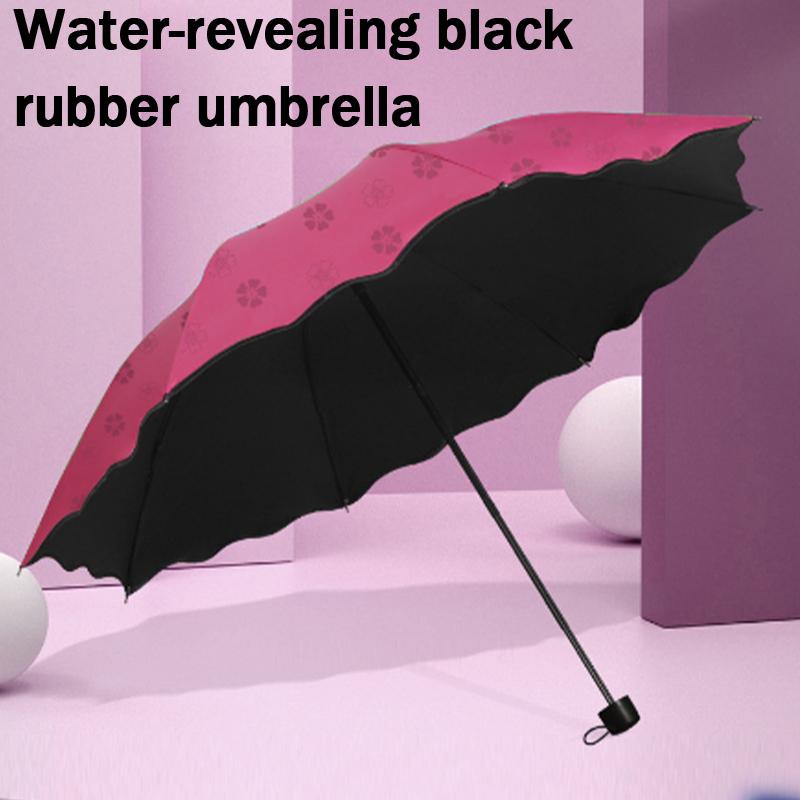 Automated 3 Fold Umbrella UV Protection Windproof Compact Folding Rain Sun Shelter for Business Travel