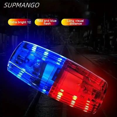 Červená modrá LED ramenní výstražná kontrolka Policejní ramenní klip světlo Sanitární pracovník Bezpečnostní hlídka Alarm Bleskový signál Stroboskopická lampa