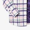 [Lacoste] Women's Shirt-Style Wool Check Outerwear BF8435-55NAI9