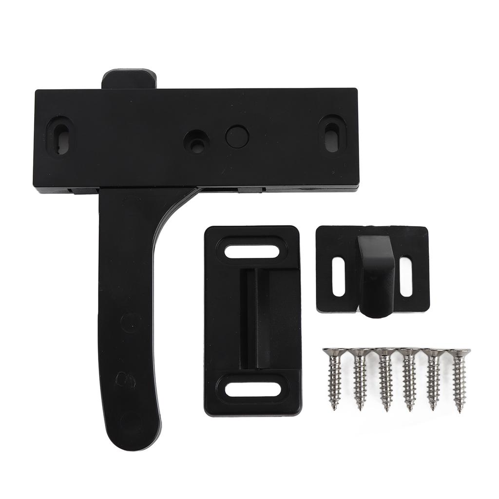 RV Screen Door Latch with Screws Right Hand Door Handle Latch Replacement Kit for Camping Vehicle Motorhome Travel