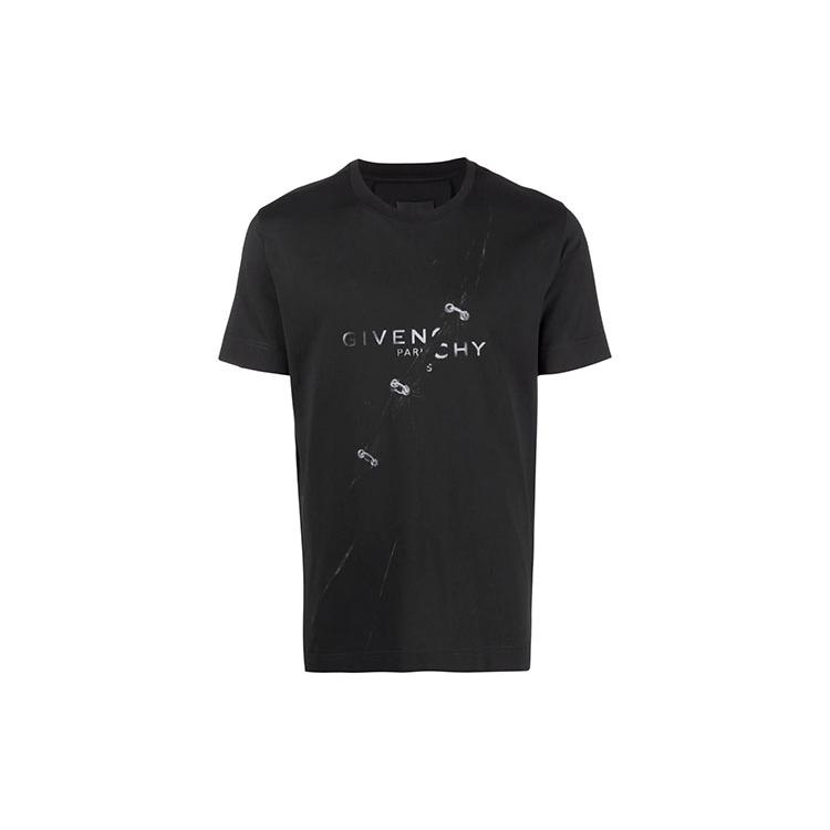 Givenchy Trompe L'Œil Effect Slim Fit T Shirt BM713Y3Y6B-001