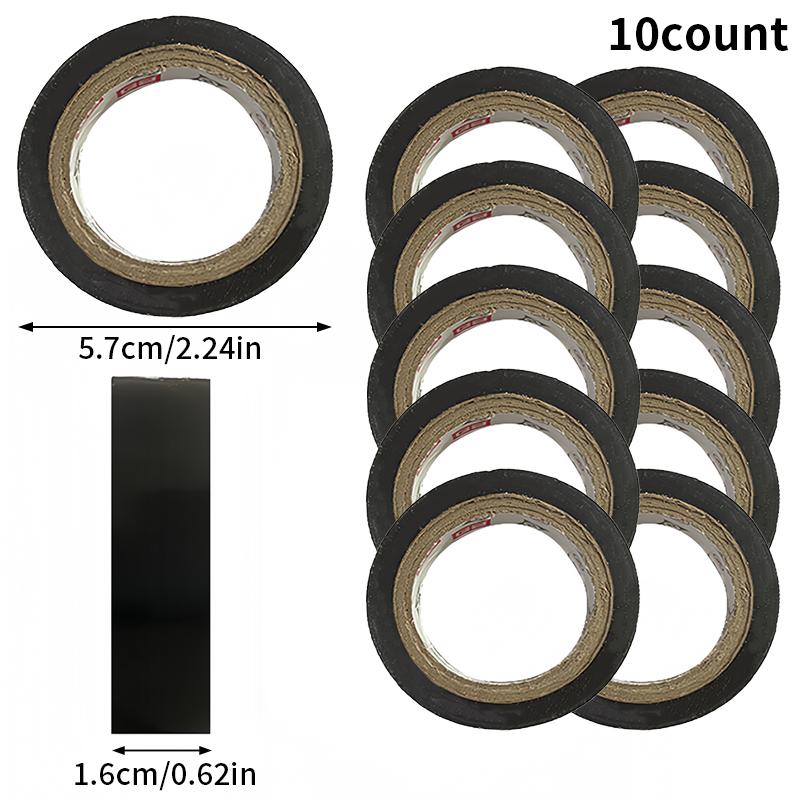 Premium Electrical Tape, Black Insulation Tape, Waterproof, Flame Retardant, High-Temperature Resistant for Indoor/Outdoor Use