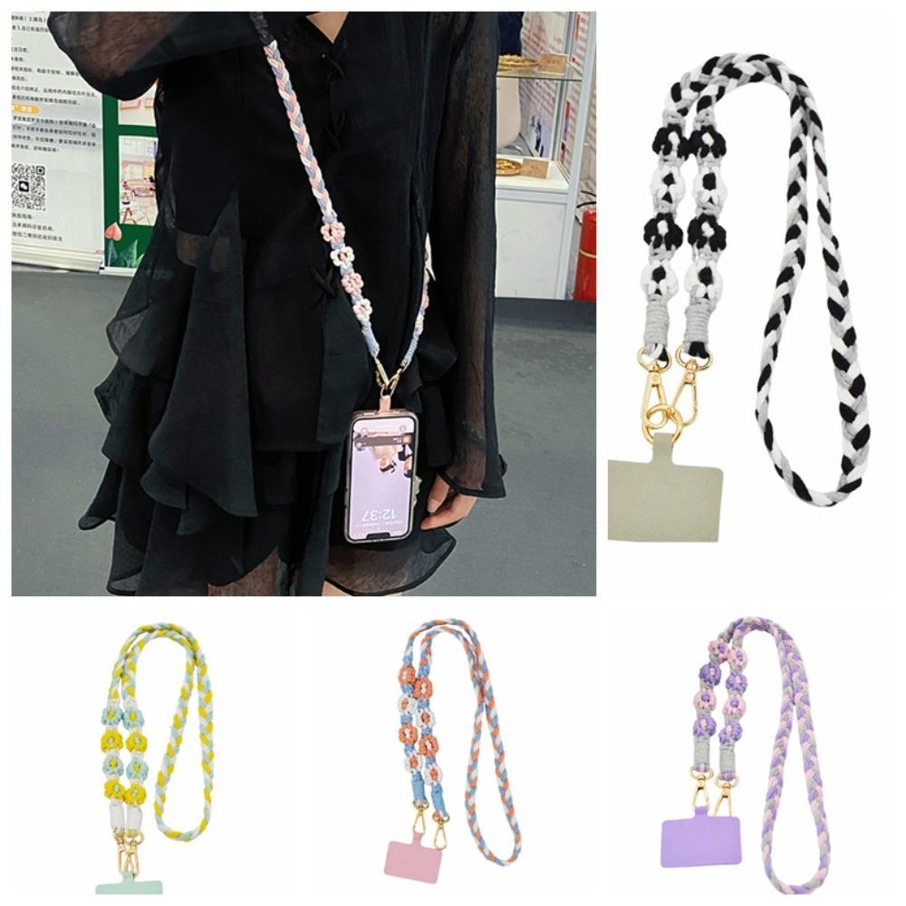 

Daisy Flower Mobile Phone Lanyard Crossbody Mobile Phone Rope Mobile Phone Strap Bag Chain style 1