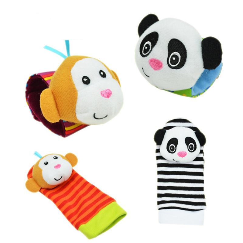 VIP Links Sozzy Baby Socks Wrist Rattle And Foot Socks 0~3 Months Cartoon Newborn Children Gift For Girl/Boy Kids Baby Socks