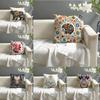 2 Colorful Natural Animal Flower Prints Pillow Case Home Living Room Decoration Linen Pillowcover Pillow Cases Cushion Cover