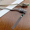 Wave Shape Dragon Hair Stick Headwear Chinese Style Hair Clip Fashion Hanfu Tassel Hairpin  Daily