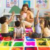 Liquid Floor Tile Sensory Mat 30x50CM - Flowing PVC Puzzle Brick